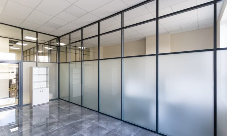 Glass Partitioning in Workplace
